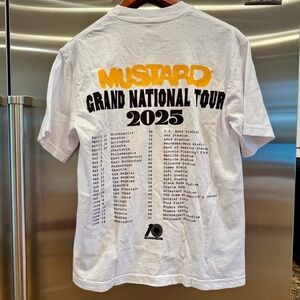 NEW Mustard x Kendrick Lamar x Sza Grand National Tour Concert Tee Shirt White